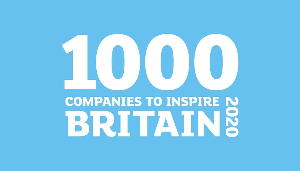 Four on the trot! Unique are one of the 1000 Companies to Inspire Britain